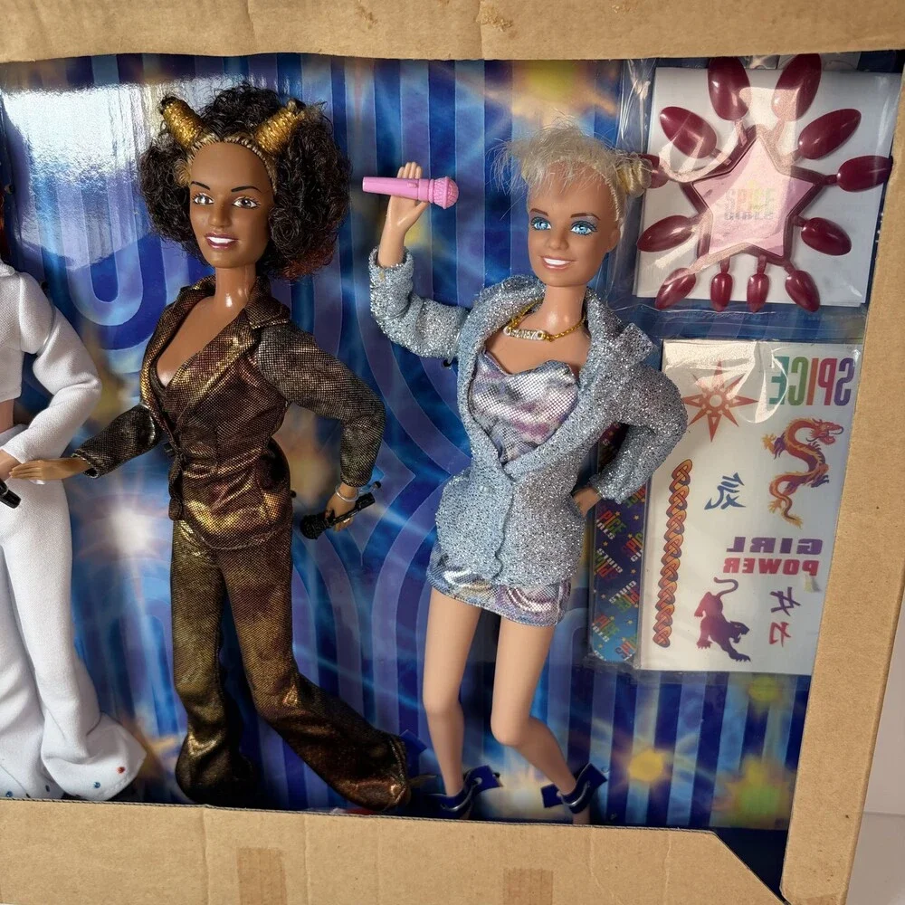 Vintage Spice Girls Spice World Superstar Collection Dolls 5-Pack in Box 1998